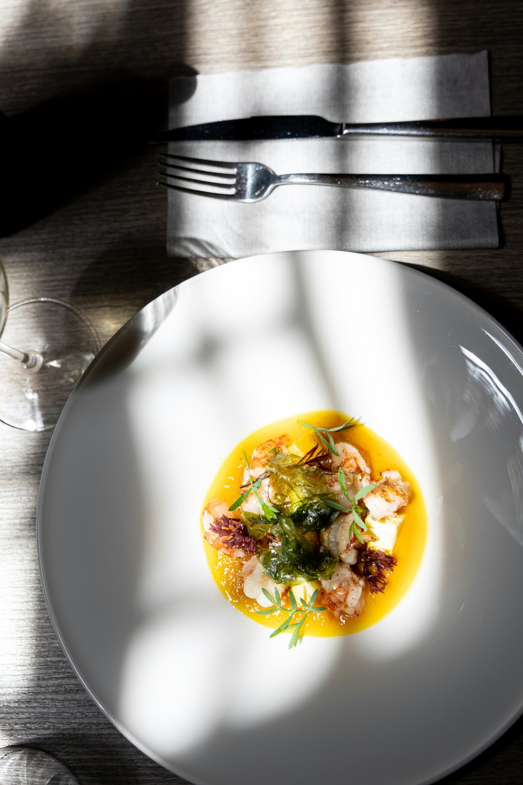 Fine dining dish