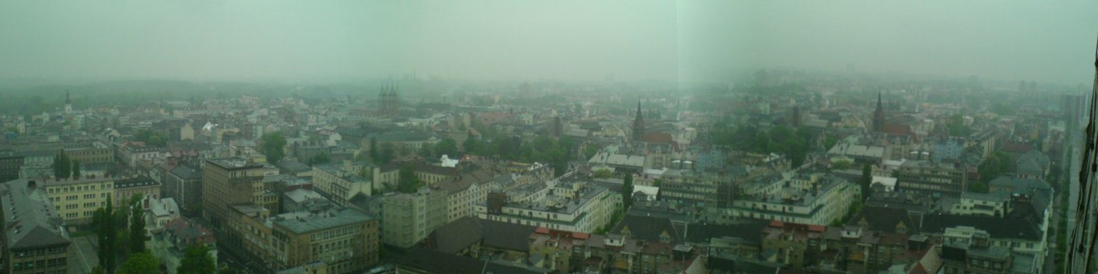 Ostrava city panorama